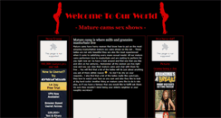 Desktop Screenshot of livematureladies.com